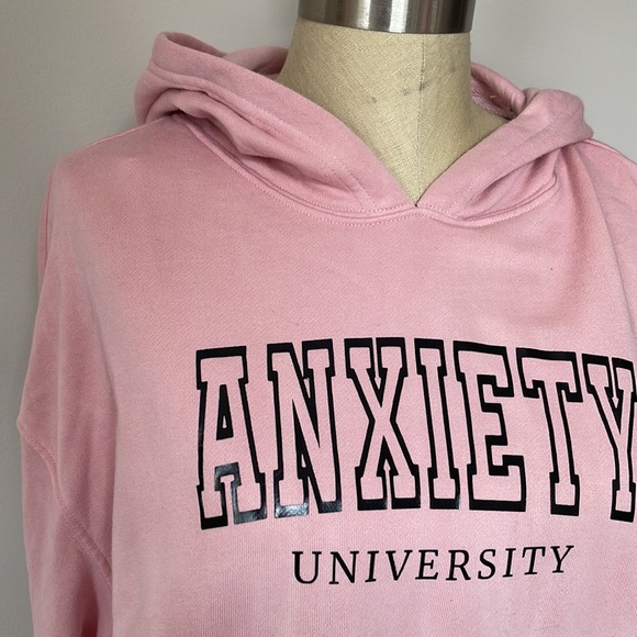 WILDFOX NWT printed for me, size medium hoodie, pink pull over - Picture 2 of 6